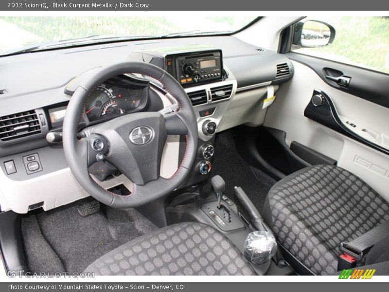 Black Currant Metallic / Dark Gray 2012 Scion iQ