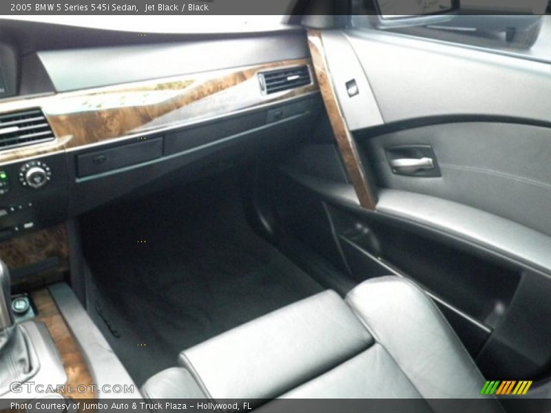 Jet Black / Black 2005 BMW 5 Series 545i Sedan