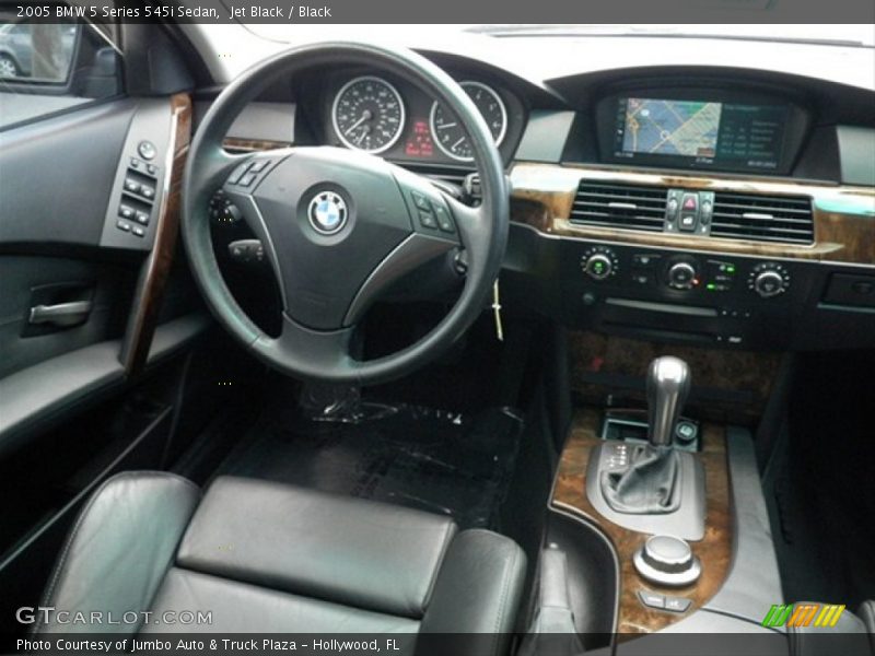 Jet Black / Black 2005 BMW 5 Series 545i Sedan