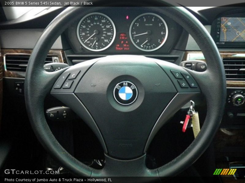 Jet Black / Black 2005 BMW 5 Series 545i Sedan