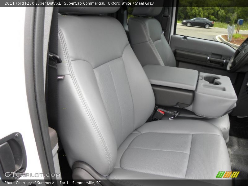 Oxford White / Steel Gray 2011 Ford F250 Super Duty XLT SuperCab Commercial