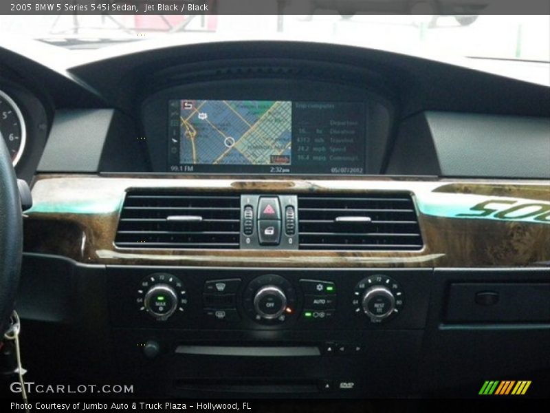 Jet Black / Black 2005 BMW 5 Series 545i Sedan