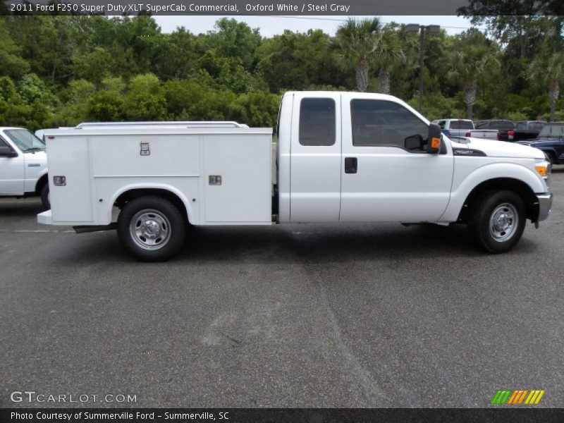 Oxford White / Steel Gray 2011 Ford F250 Super Duty XLT SuperCab Commercial