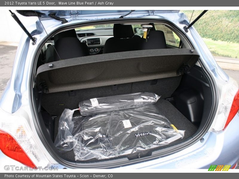 Wave Line Blue Pearl / Ash Gray 2012 Toyota Yaris LE 5 Door