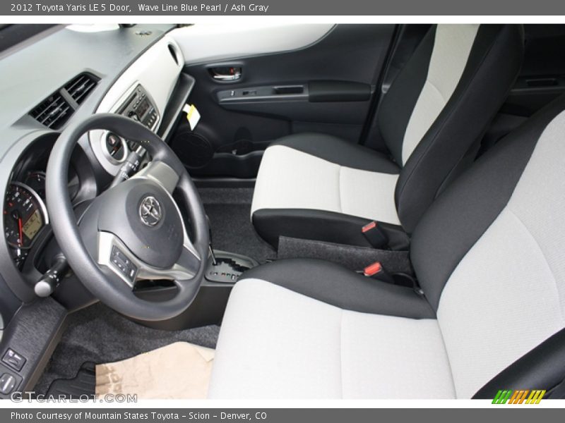 Wave Line Blue Pearl / Ash Gray 2012 Toyota Yaris LE 5 Door