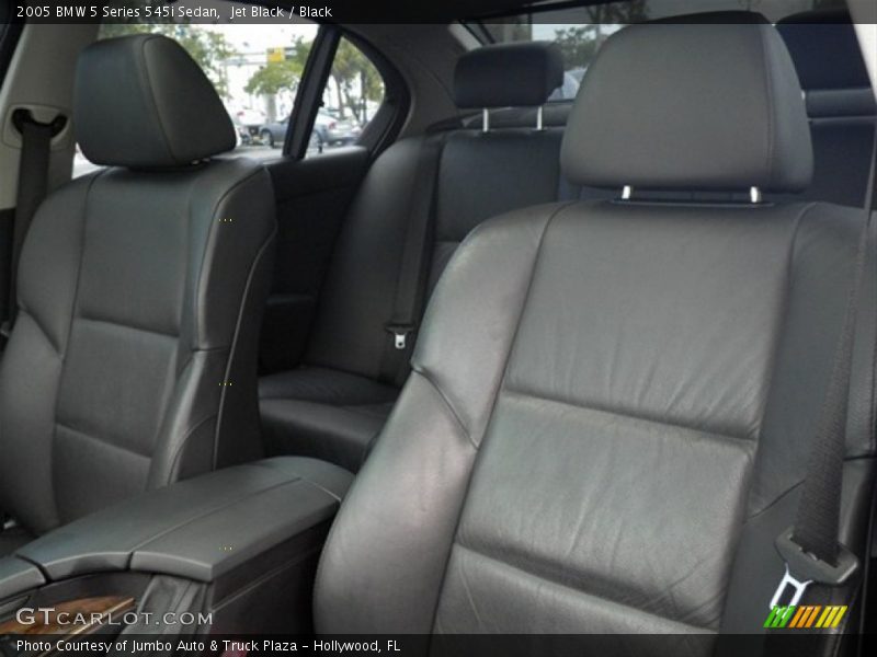 Jet Black / Black 2005 BMW 5 Series 545i Sedan