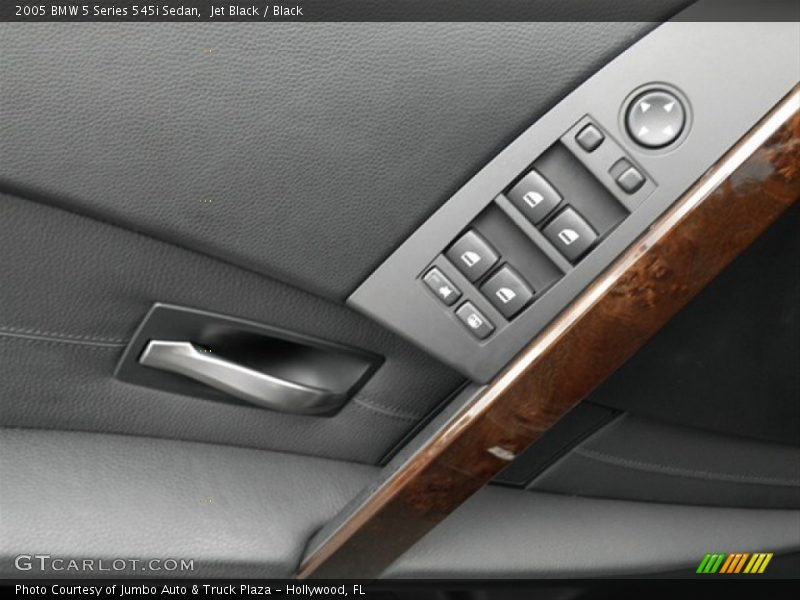 Jet Black / Black 2005 BMW 5 Series 545i Sedan