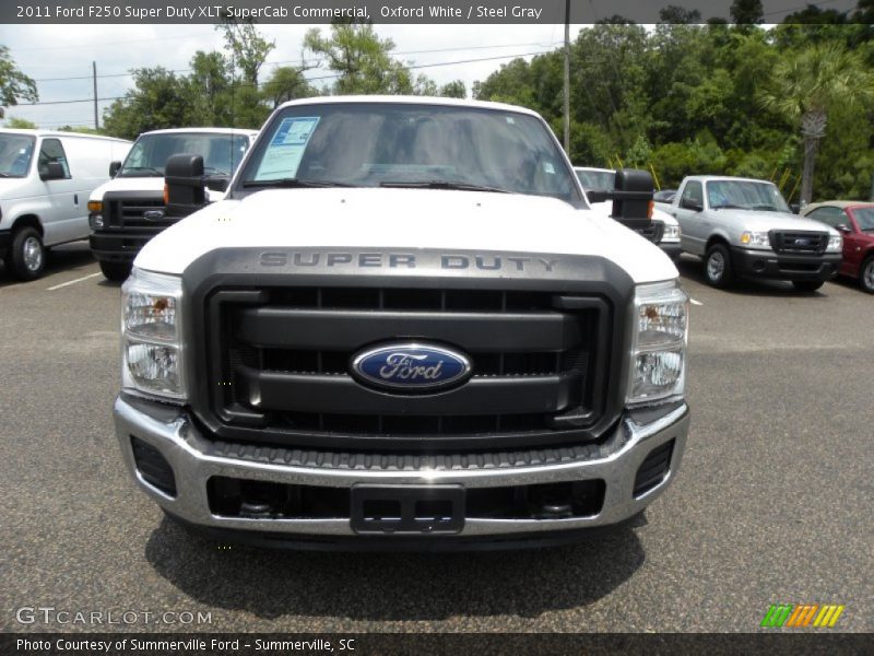 Oxford White / Steel Gray 2011 Ford F250 Super Duty XLT SuperCab Commercial