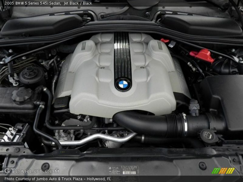 Jet Black / Black 2005 BMW 5 Series 545i Sedan