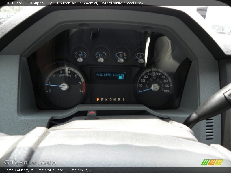 Oxford White / Steel Gray 2011 Ford F250 Super Duty XLT SuperCab Commercial
