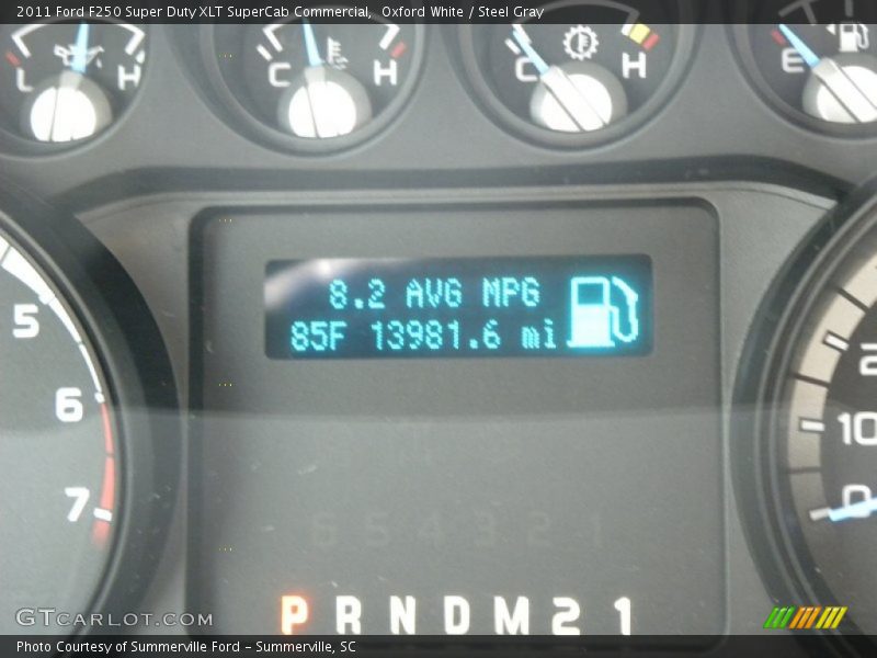 Oxford White / Steel Gray 2011 Ford F250 Super Duty XLT SuperCab Commercial