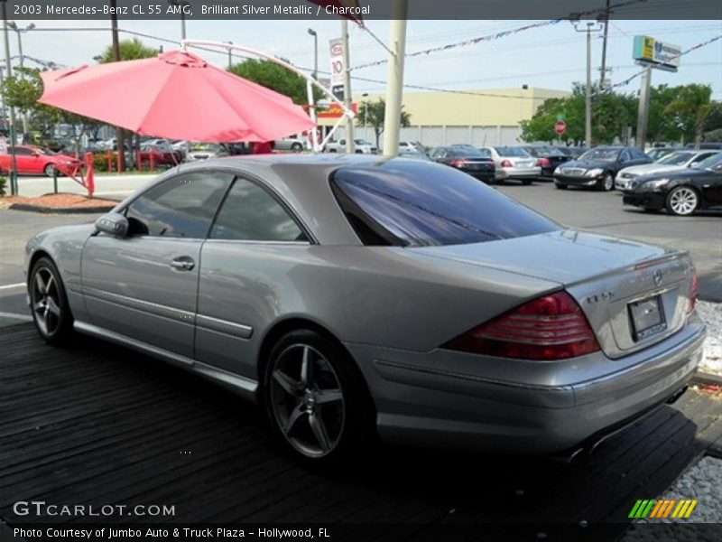 Brilliant Silver Metallic / Charcoal 2003 Mercedes-Benz CL 55 AMG