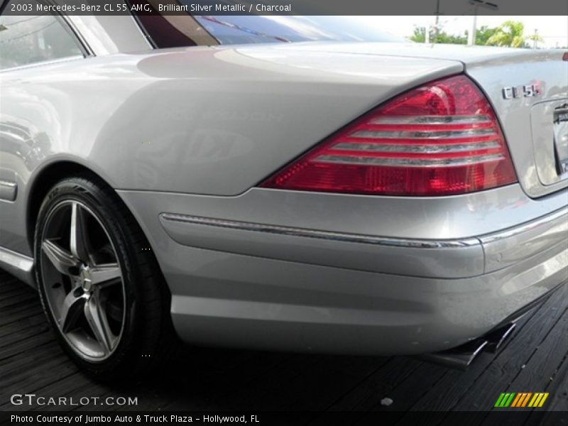 Brilliant Silver Metallic / Charcoal 2003 Mercedes-Benz CL 55 AMG