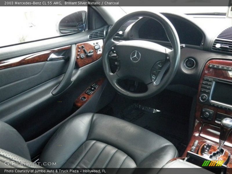 Brilliant Silver Metallic / Charcoal 2003 Mercedes-Benz CL 55 AMG