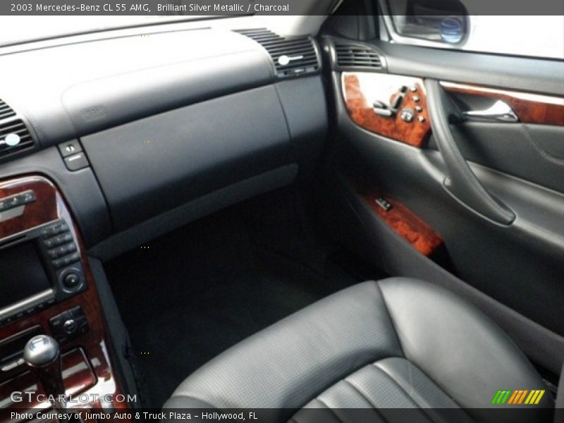 Brilliant Silver Metallic / Charcoal 2003 Mercedes-Benz CL 55 AMG