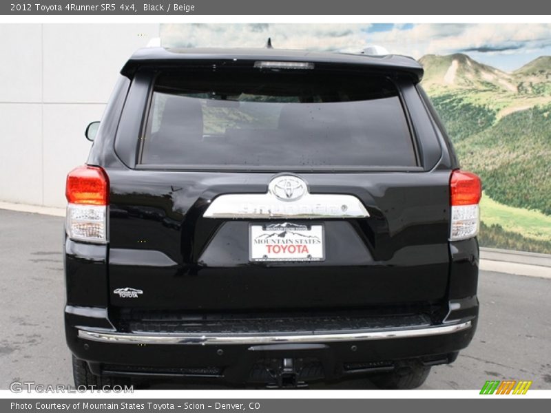 Black / Beige 2012 Toyota 4Runner SR5 4x4