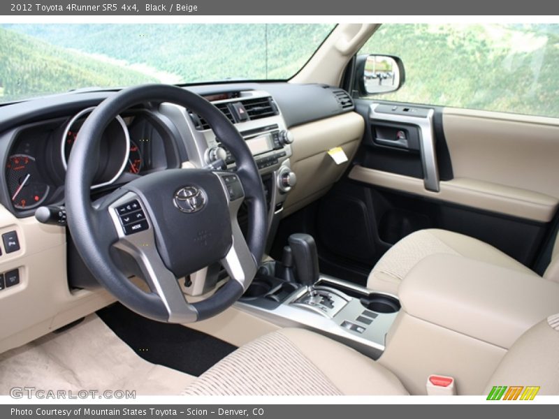 Black / Beige 2012 Toyota 4Runner SR5 4x4