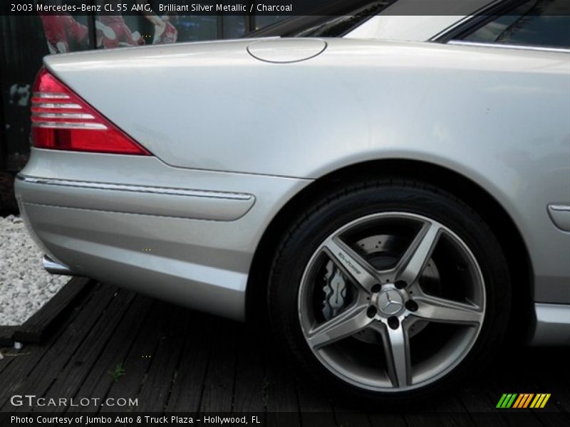 Brilliant Silver Metallic / Charcoal 2003 Mercedes-Benz CL 55 AMG