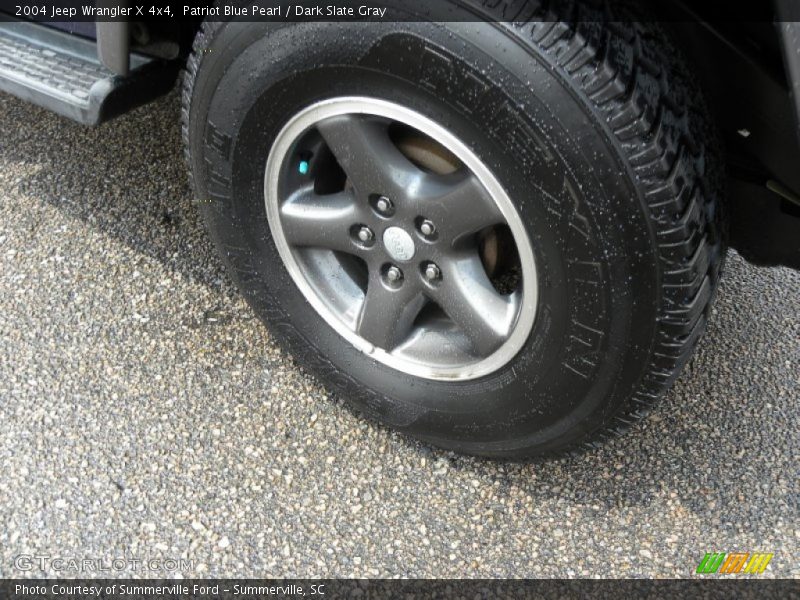 Patriot Blue Pearl / Dark Slate Gray 2004 Jeep Wrangler X 4x4