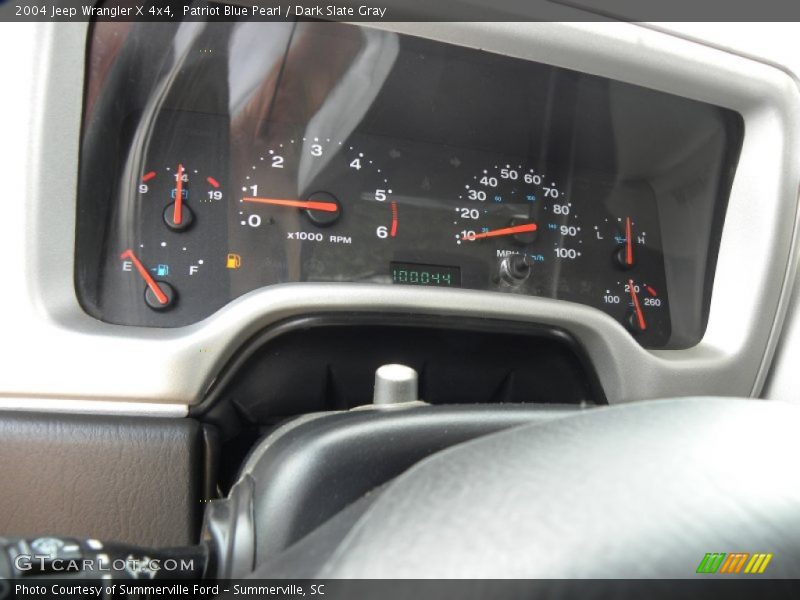 Patriot Blue Pearl / Dark Slate Gray 2004 Jeep Wrangler X 4x4