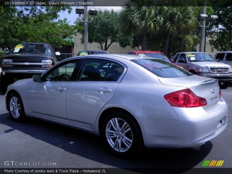 Liquid Platinum / Graphite 2010 Infiniti G 37 Sedan