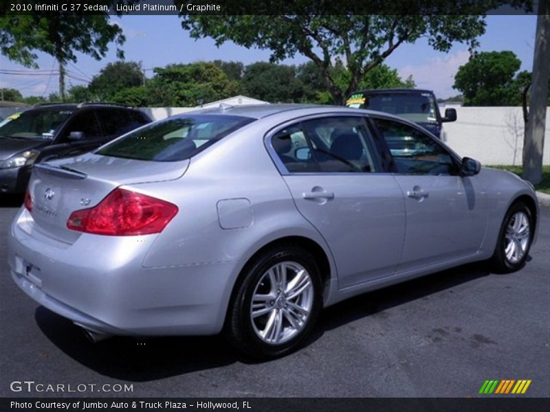 Liquid Platinum / Graphite 2010 Infiniti G 37 Sedan
