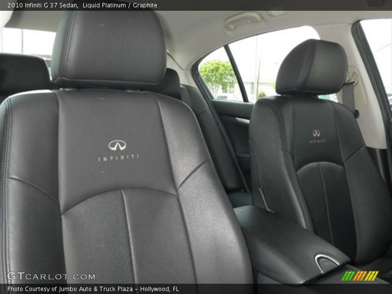 Liquid Platinum / Graphite 2010 Infiniti G 37 Sedan