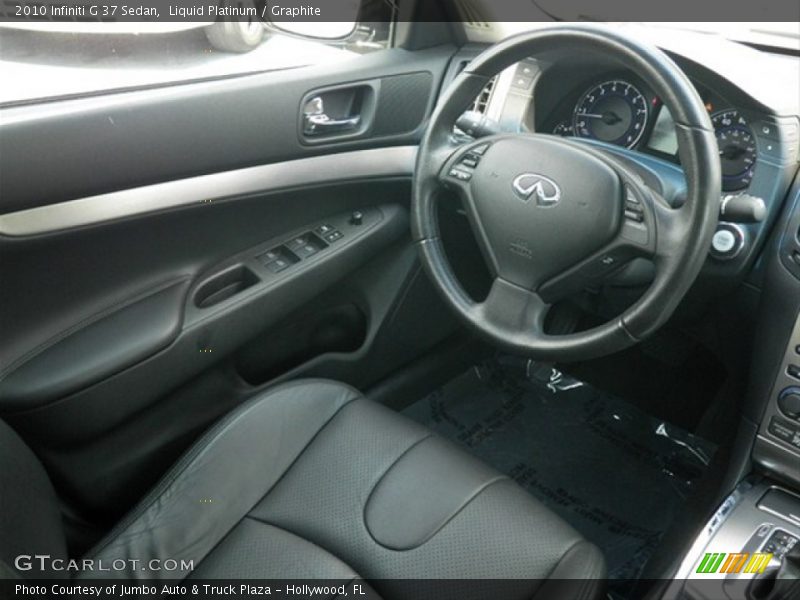 Liquid Platinum / Graphite 2010 Infiniti G 37 Sedan