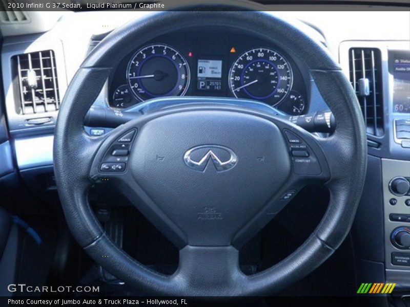 Liquid Platinum / Graphite 2010 Infiniti G 37 Sedan
