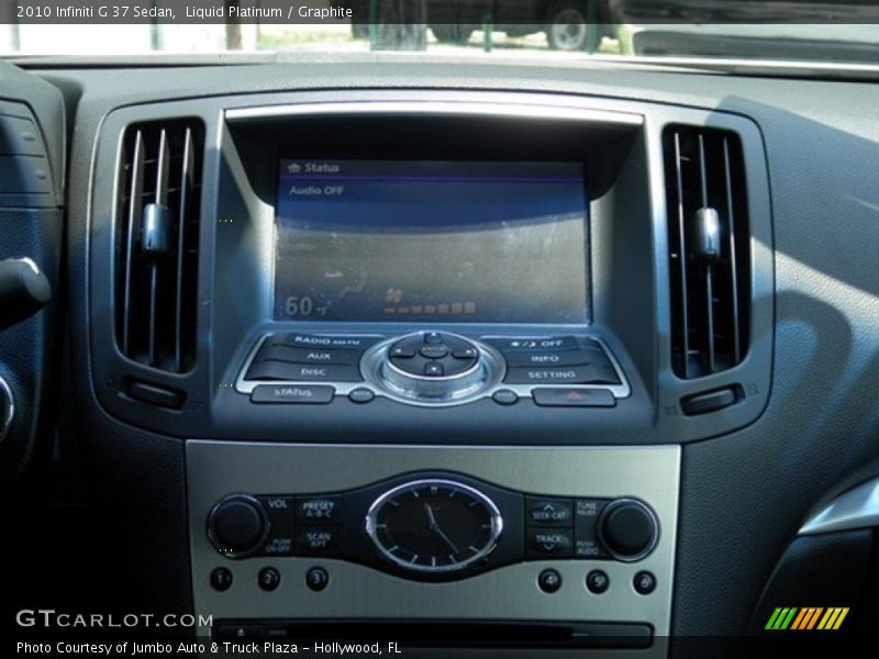 Liquid Platinum / Graphite 2010 Infiniti G 37 Sedan