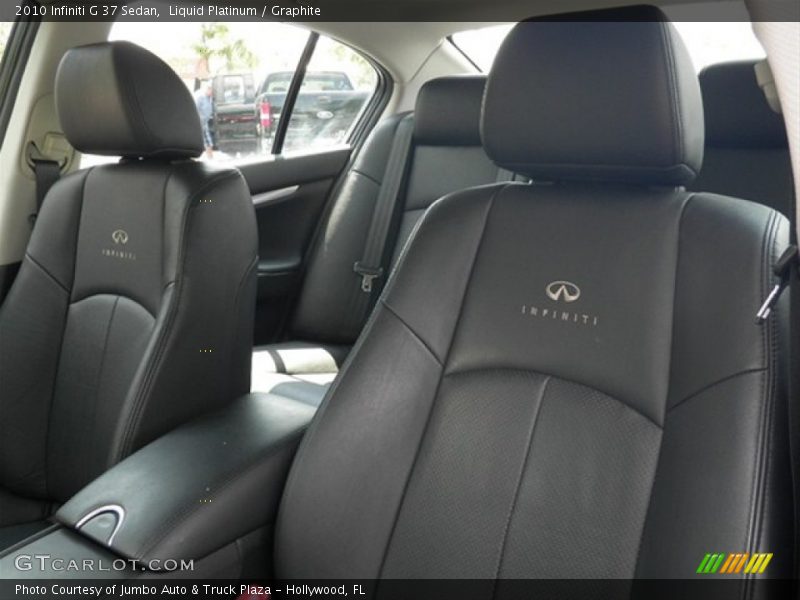 Liquid Platinum / Graphite 2010 Infiniti G 37 Sedan