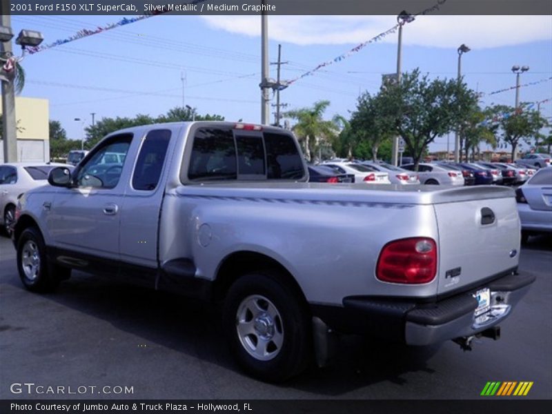 Silver Metallic / Medium Graphite 2001 Ford F150 XLT SuperCab