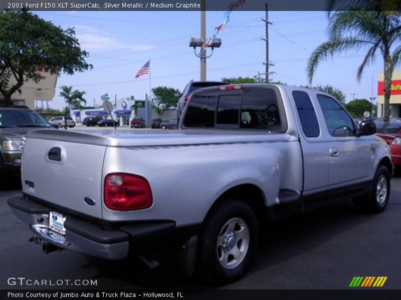 Silver Metallic / Medium Graphite 2001 Ford F150 XLT SuperCab