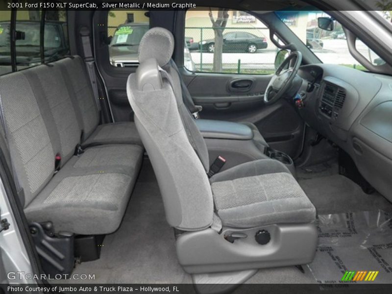  2001 F150 XLT SuperCab Medium Graphite Interior