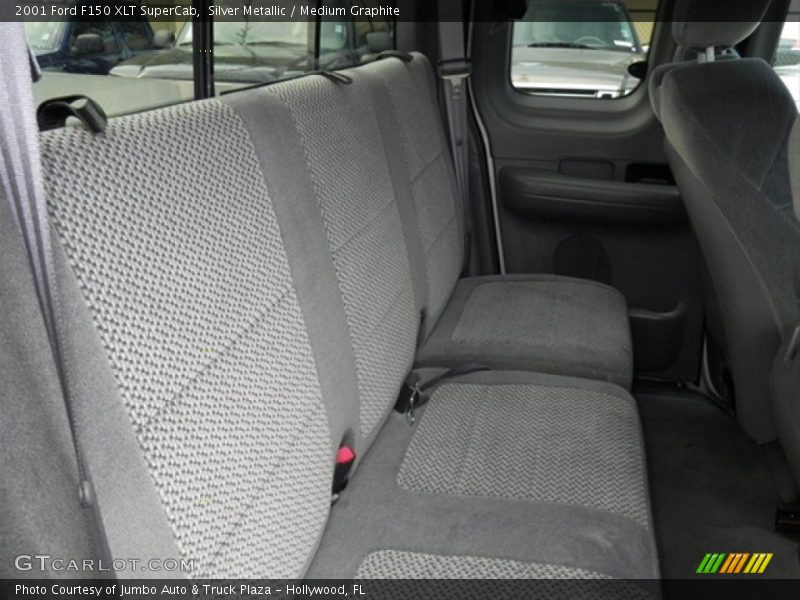 Silver Metallic / Medium Graphite 2001 Ford F150 XLT SuperCab