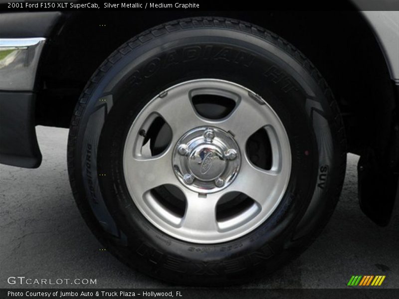 Silver Metallic / Medium Graphite 2001 Ford F150 XLT SuperCab