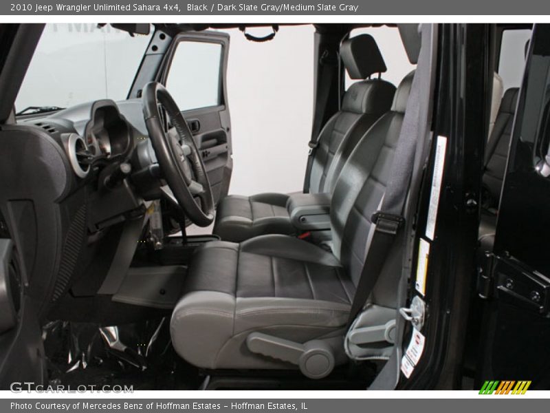 Black / Dark Slate Gray/Medium Slate Gray 2010 Jeep Wrangler Unlimited Sahara 4x4
