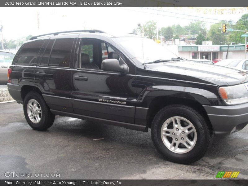 Black / Dark Slate Gray 2002 Jeep Grand Cherokee Laredo 4x4