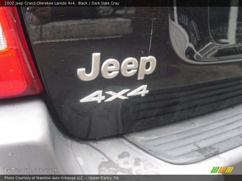 Black / Dark Slate Gray 2002 Jeep Grand Cherokee Laredo 4x4