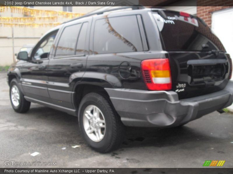 Black / Dark Slate Gray 2002 Jeep Grand Cherokee Laredo 4x4
