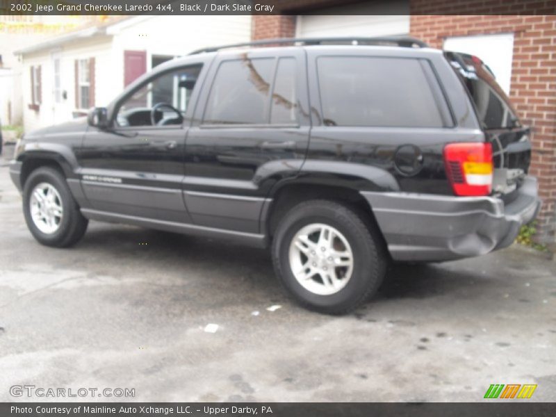Black / Dark Slate Gray 2002 Jeep Grand Cherokee Laredo 4x4