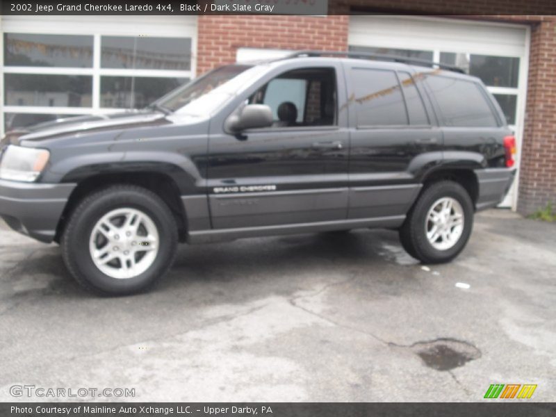 Black / Dark Slate Gray 2002 Jeep Grand Cherokee Laredo 4x4