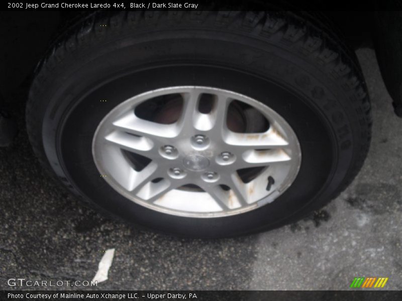 Black / Dark Slate Gray 2002 Jeep Grand Cherokee Laredo 4x4