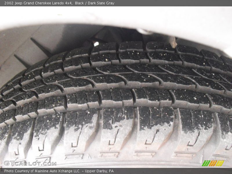 Black / Dark Slate Gray 2002 Jeep Grand Cherokee Laredo 4x4