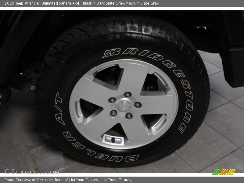 Black / Dark Slate Gray/Medium Slate Gray 2010 Jeep Wrangler Unlimited Sahara 4x4