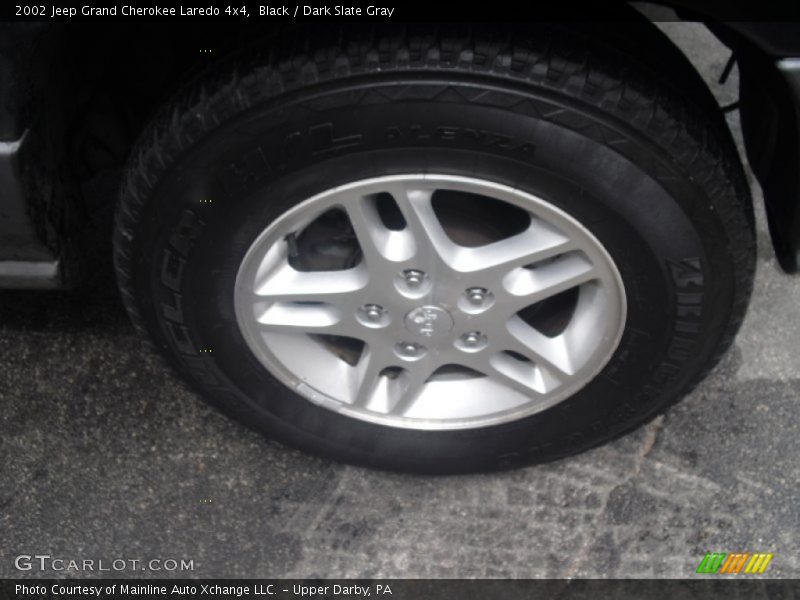 Black / Dark Slate Gray 2002 Jeep Grand Cherokee Laredo 4x4