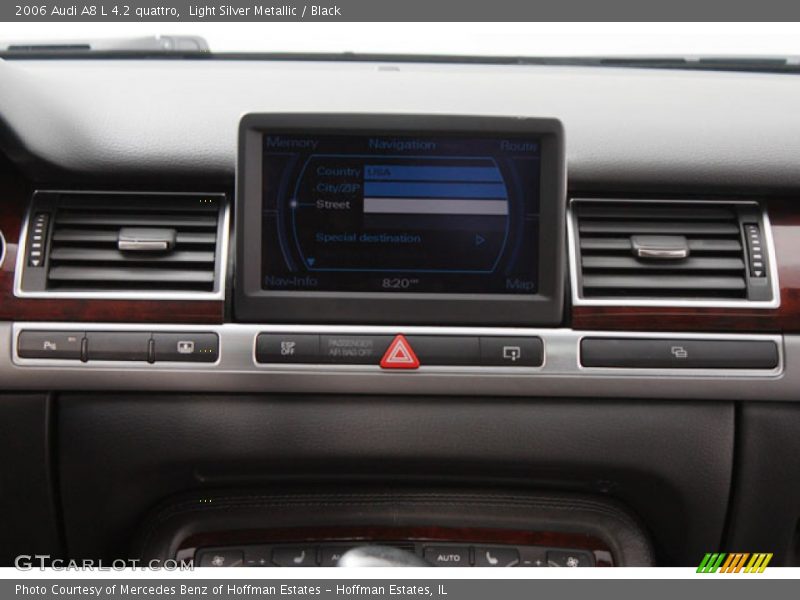Light Silver Metallic / Black 2006 Audi A8 L 4.2 quattro