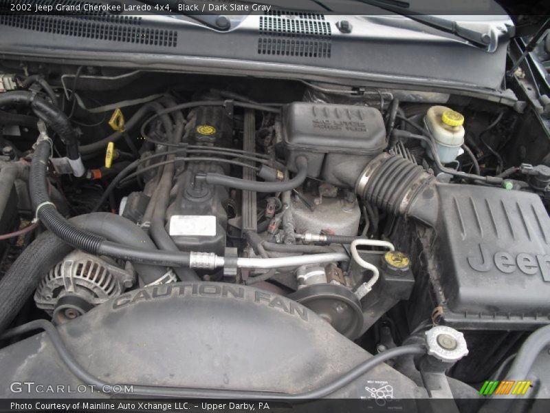 Black / Dark Slate Gray 2002 Jeep Grand Cherokee Laredo 4x4