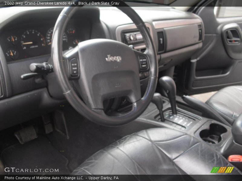 Black / Dark Slate Gray 2002 Jeep Grand Cherokee Laredo 4x4