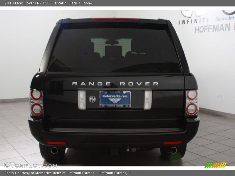 Santorini Black / Ebony 2010 Land Rover LR2 HSE